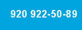 920 922-50-89 920 922-50-89
